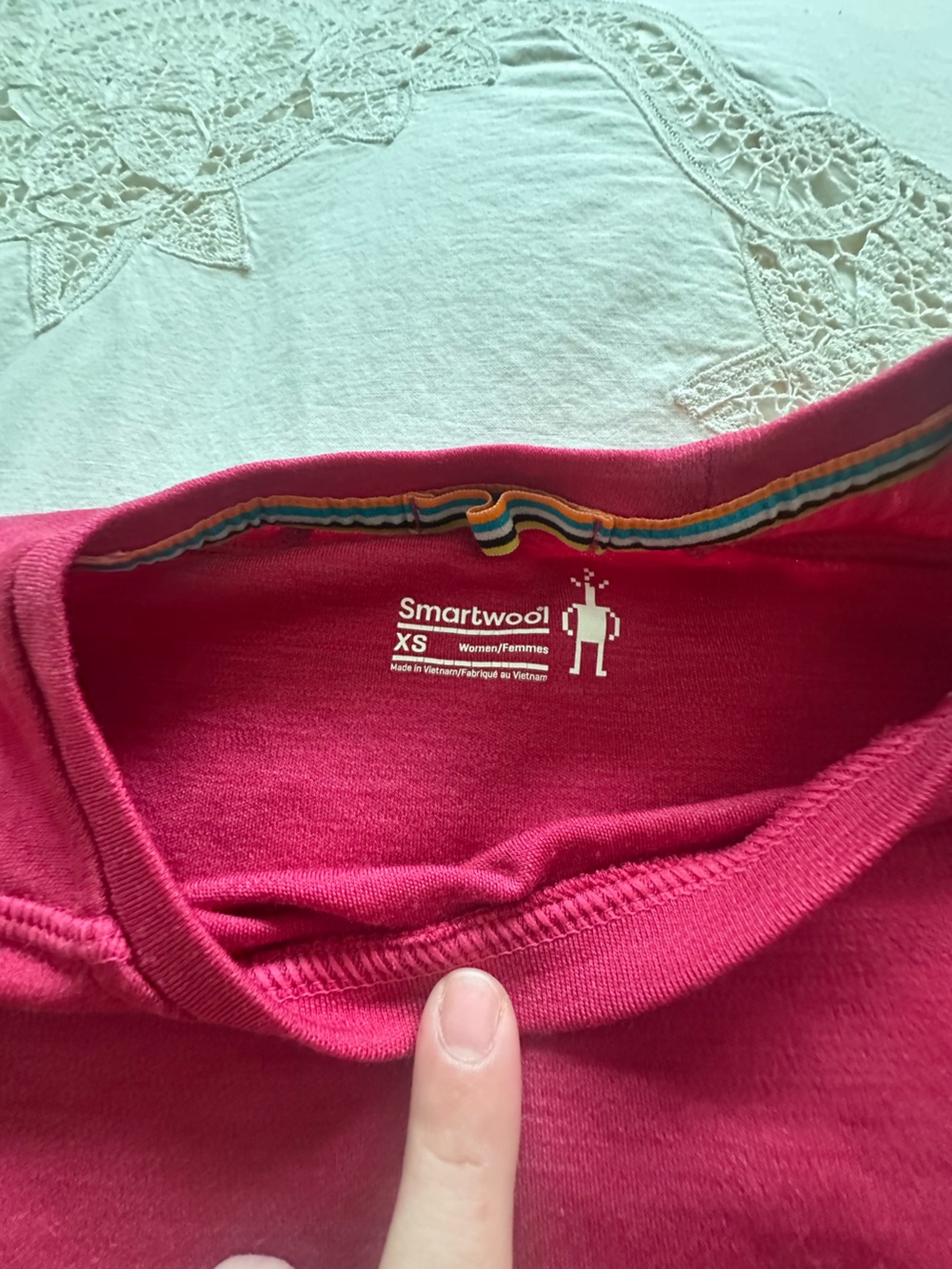 Smartwool Raspberry Base Long sleeve, XS - Picture 4 of 13